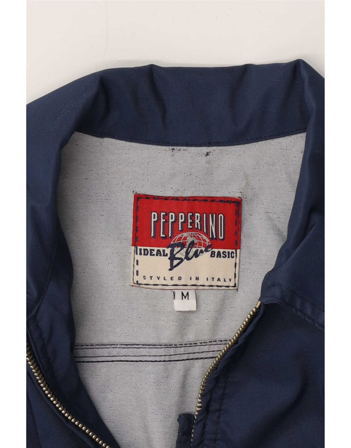 Bomber Vintage pentru femei UK 14 Medium Bleumarin
