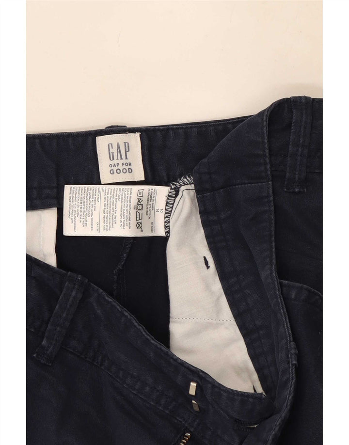 Pantaloni scurti chino pentru femei Gap US 10 Large W34 Bumbac bleumarin