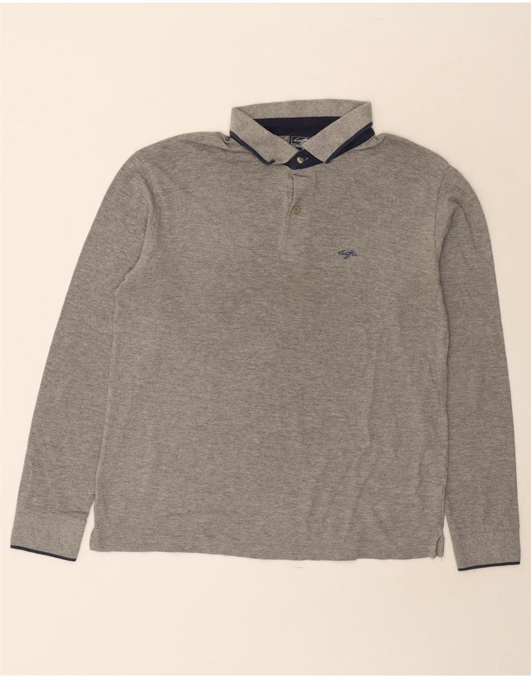 Tricou polo pentru bărbați LOTTO cu mânecă lungă XL gri