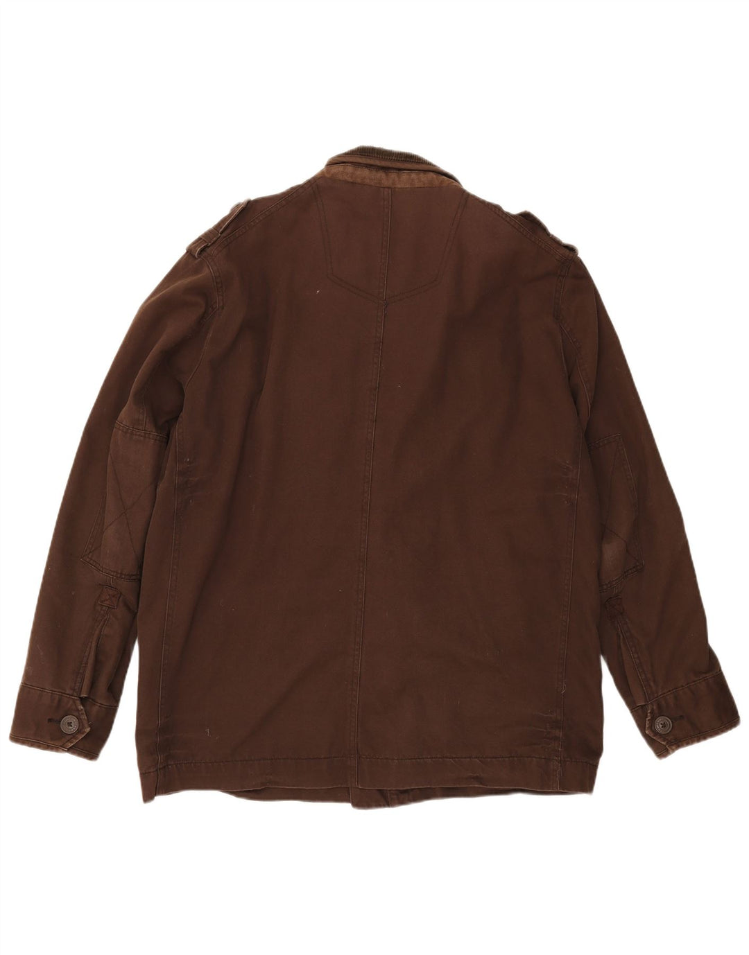Fat Face Mens Utility Jacket UK 40 Large Brown Bumbac