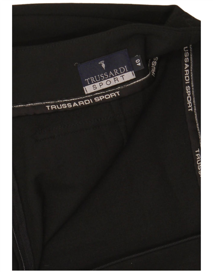 Fusta creion pentru femei Trussardi IT 40 Small W28 Poliester negru