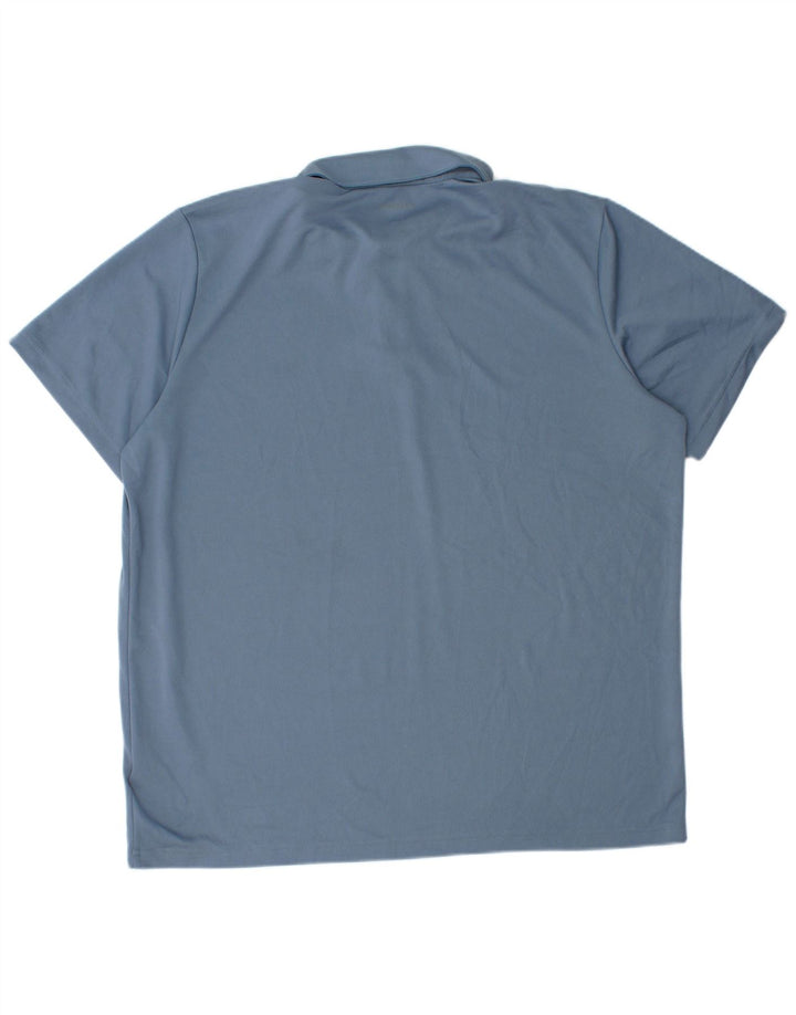 Tricou polo Adidas Aeroready pentru bărbați XL, poliester albastru
