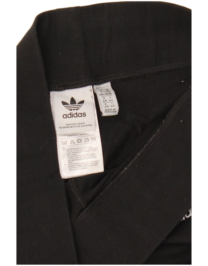 Leggings pentru femei ADIDAS UK 14 bumbac mediu negru