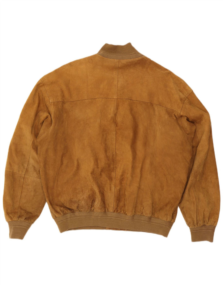 Jachetă Bomber de piele intoarsa pentru barbati Conbipel IT 58 XL piele maro