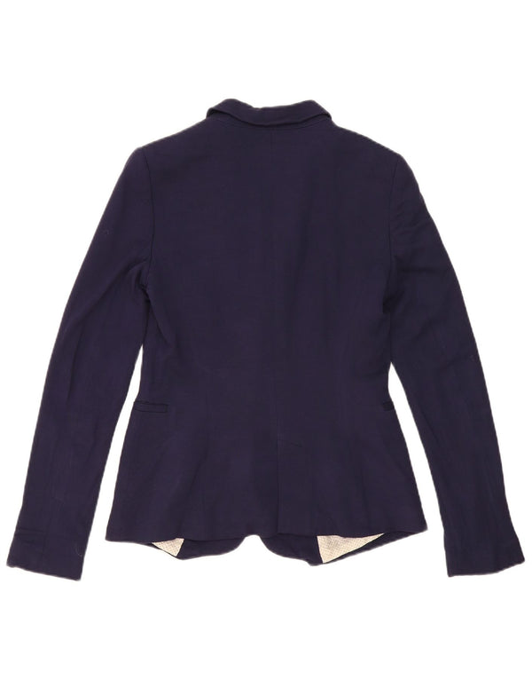 Sacou blazer pentru femei Zara, cu 1 nasture, UK 10 Mic, bleumarin