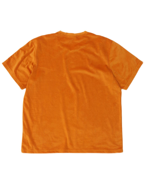 Tricou pentru femei Adidas Velour Top UK 18 XL Portocaliu Poliester
