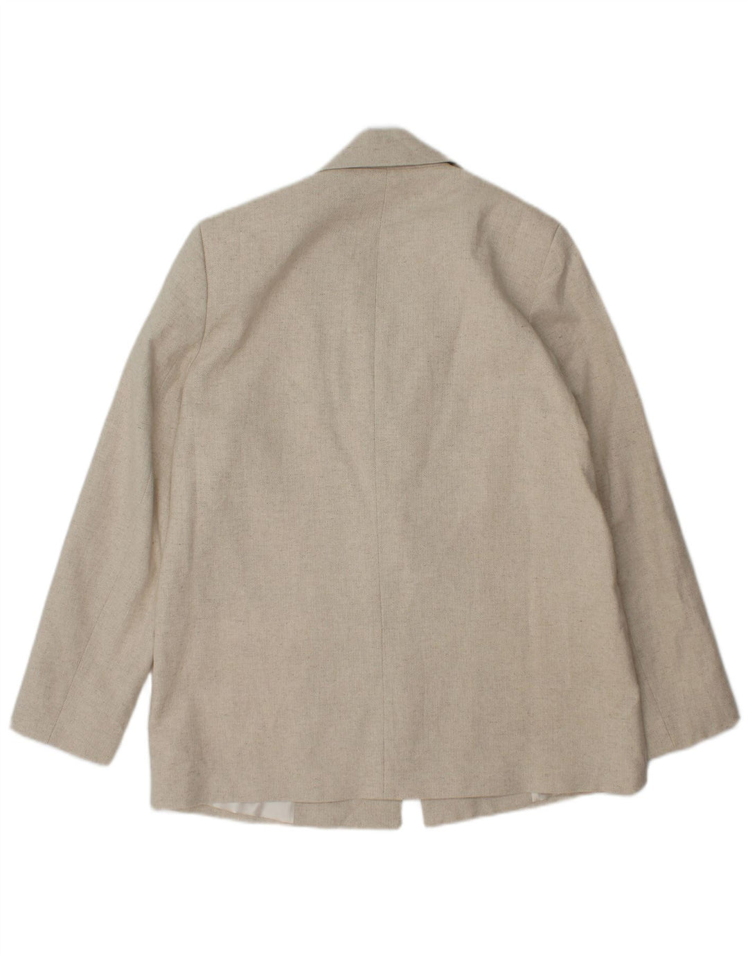 Jachetă Blazer pentru femei Zara, cu 1 nasture, UK 14 Medium Bej Acetat în oase