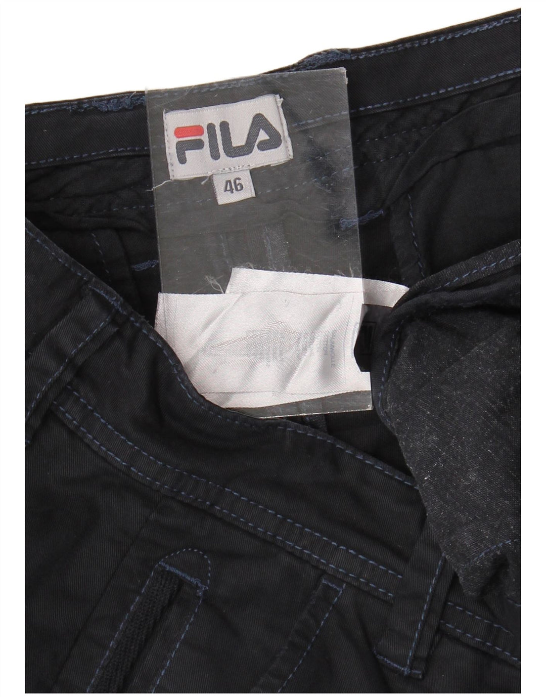 Pantaloni chino slim pentru bărbați Fila IT 46 Small W36 L30 Bleumarin