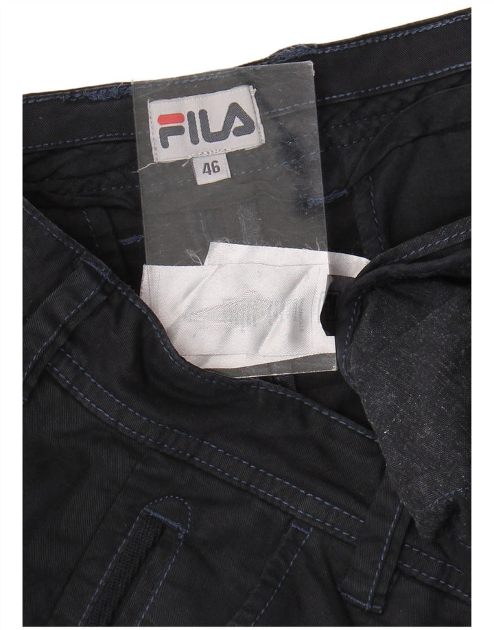 Pantaloni chino slim pentru bărbați Fila IT 46 Small W36 L30 Bleumarin