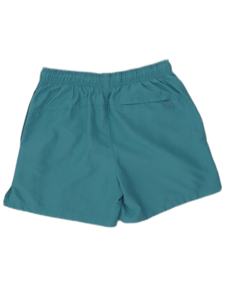 Pantaloni scurți de înot grafic Calvin Klein pentru bărbați, poliester albastru mediu