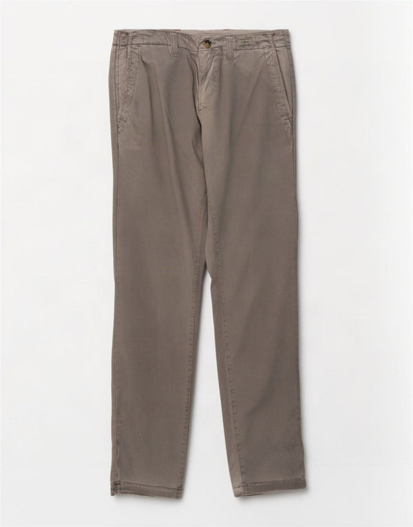 Pantaloni chino slim pentru bărbați Tommy Hilfiger L32 L32 bumbac gri