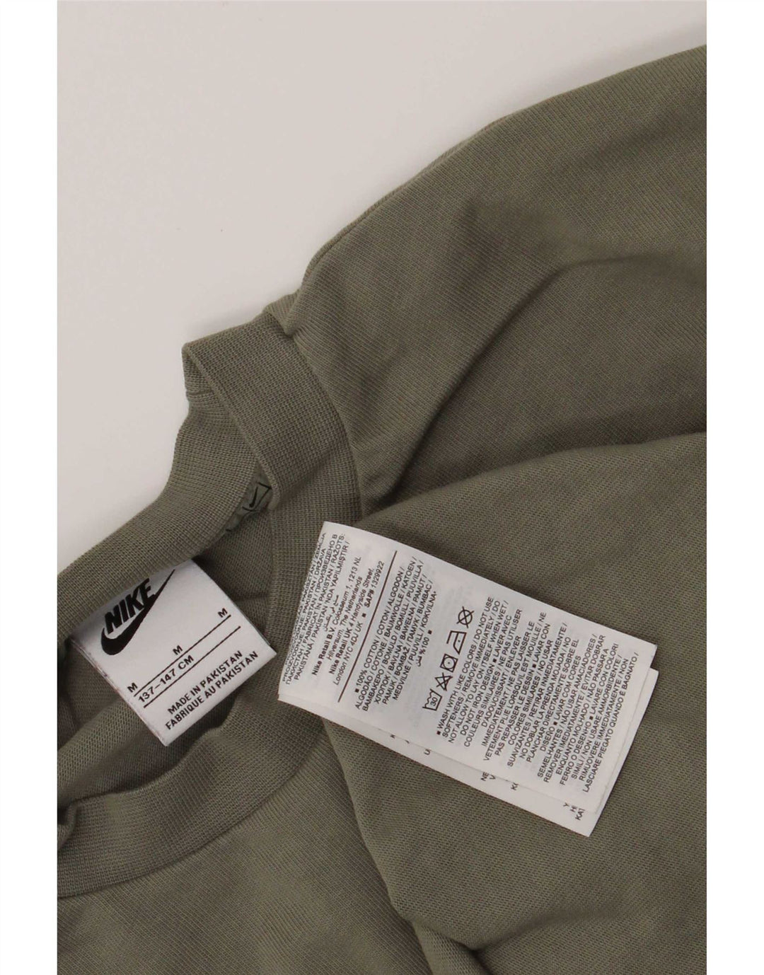 Tricou pentru băieți Nike Top 10-11 Ani Mediu Kaki