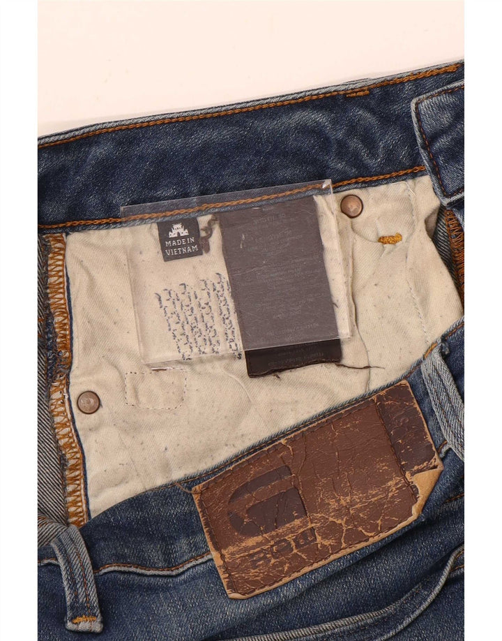 G-Star Blugi Distressed drepte pentru bărbați W30 L34 Bumbac albastru