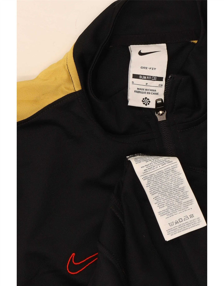 Jachetă de top pentru trening Nike Dri Fit Slim pentru bărbați, negru, colorblock mic