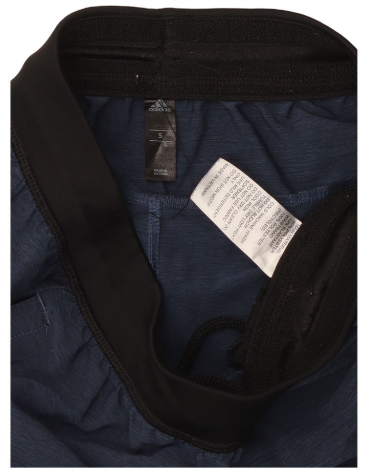 Pantaloni scurți sport pentru bărbați Adidas Mici, bleumarin, poliester color bloc