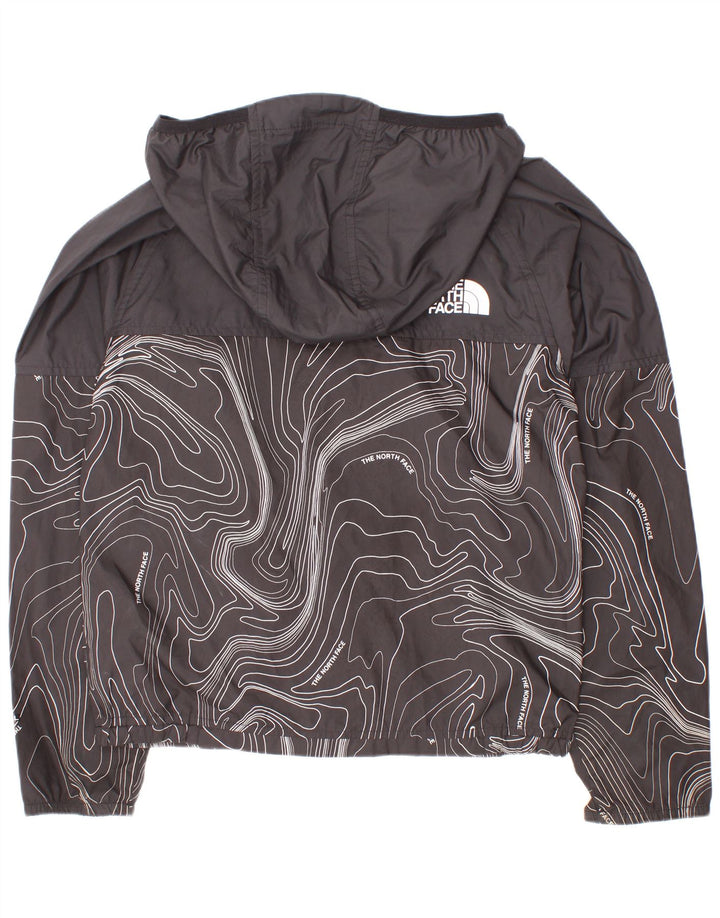 Jachetă de ploaie cu glugă The North Face pentru băieți, 7-8 ani, neagră mică