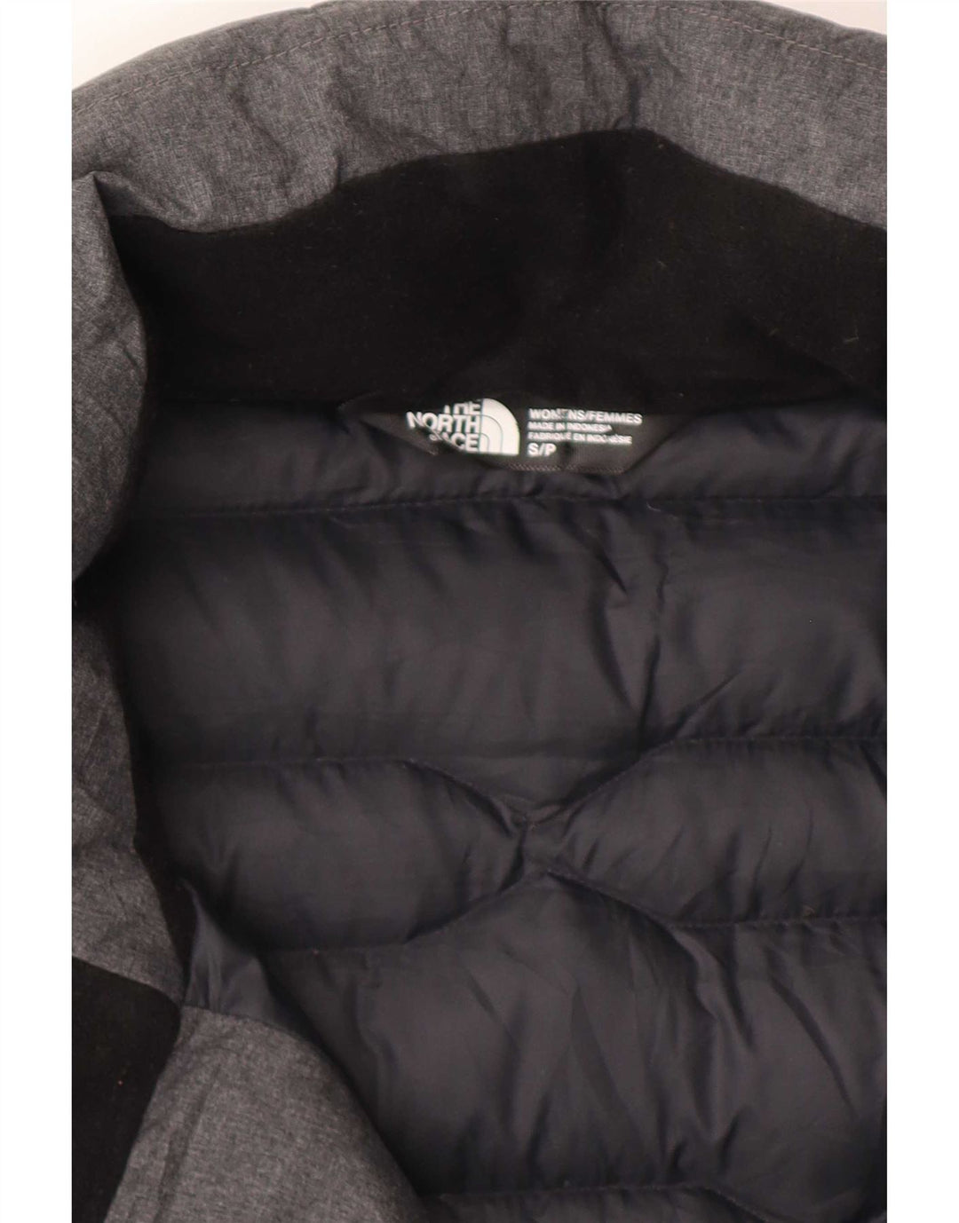 Palton căptușit pentru femei The North Face UK 10 Small Gri Nylon