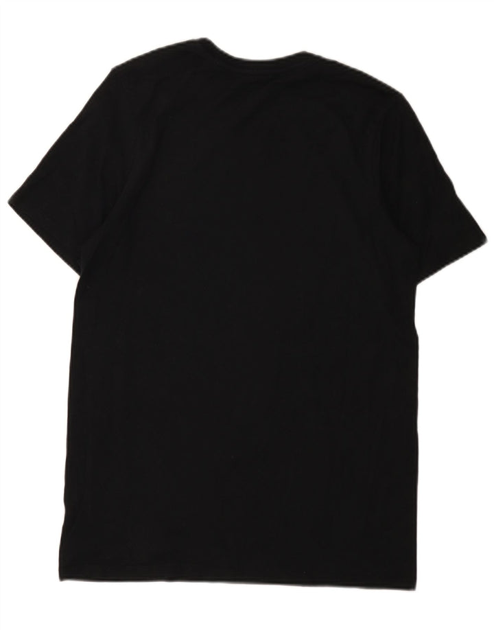 Tricou grafic Nike pentru bărbați, cu croială atletică, top mic negru