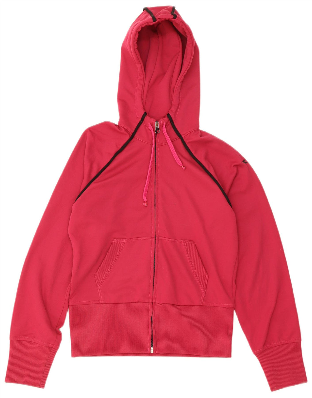 Pulover Diadora pentru femei, cu fermoar, IT 42, poliester roz mediu