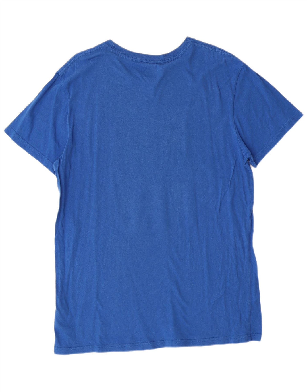 DC Mens Graphic T-Shirt Top Large Blue Cotton
