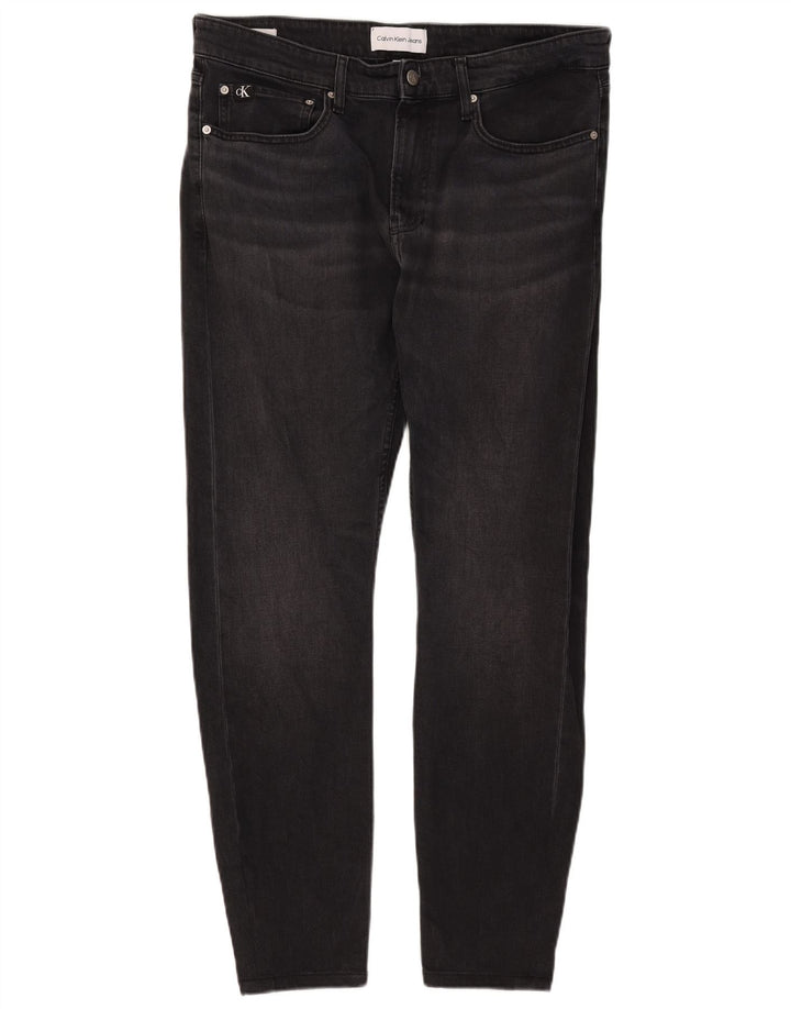 Blugi slim pentru bărbați Calvin Klein W33 L32 bumbac negru