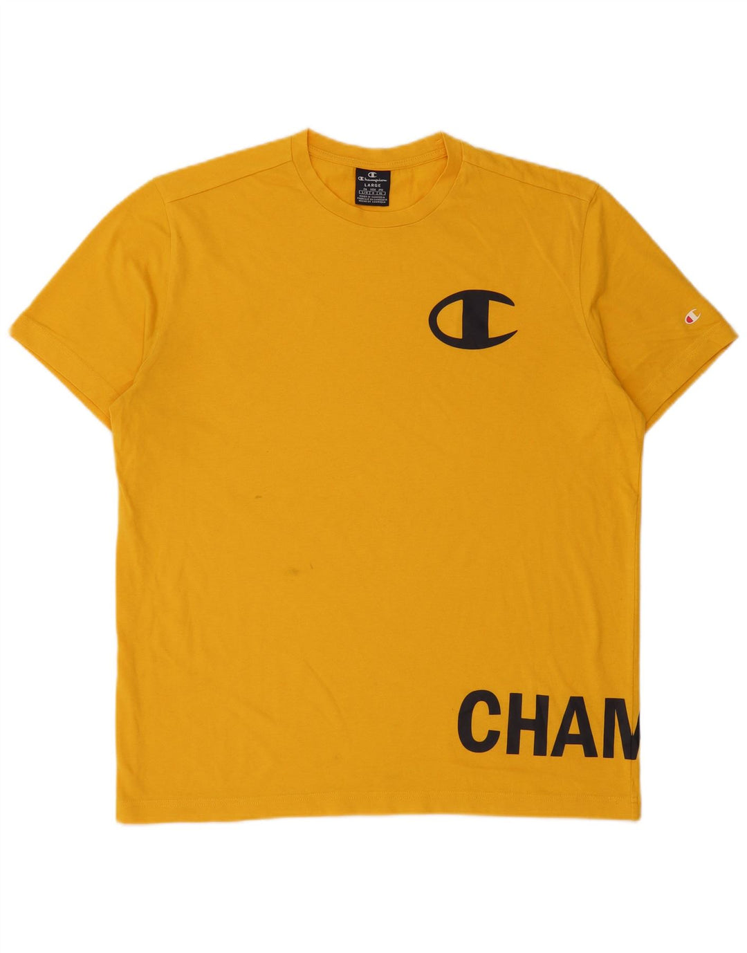 Tricou grafic Champion pentru bărbați Top mare galben