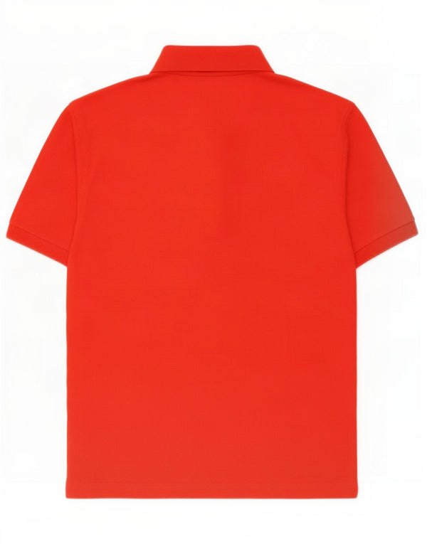 Lotto Mens Graphic Polo Shirt Large Red Cotton