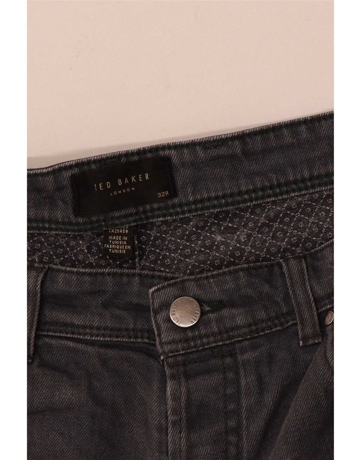 Blugi subțiri pentru bărbați Ted Baker W32 L32 gri