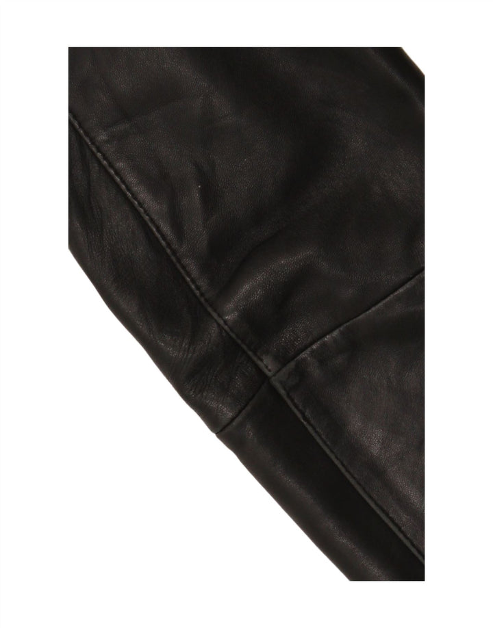 Jachetă de piele pentru bărbați Bata UK 42 XL Negru