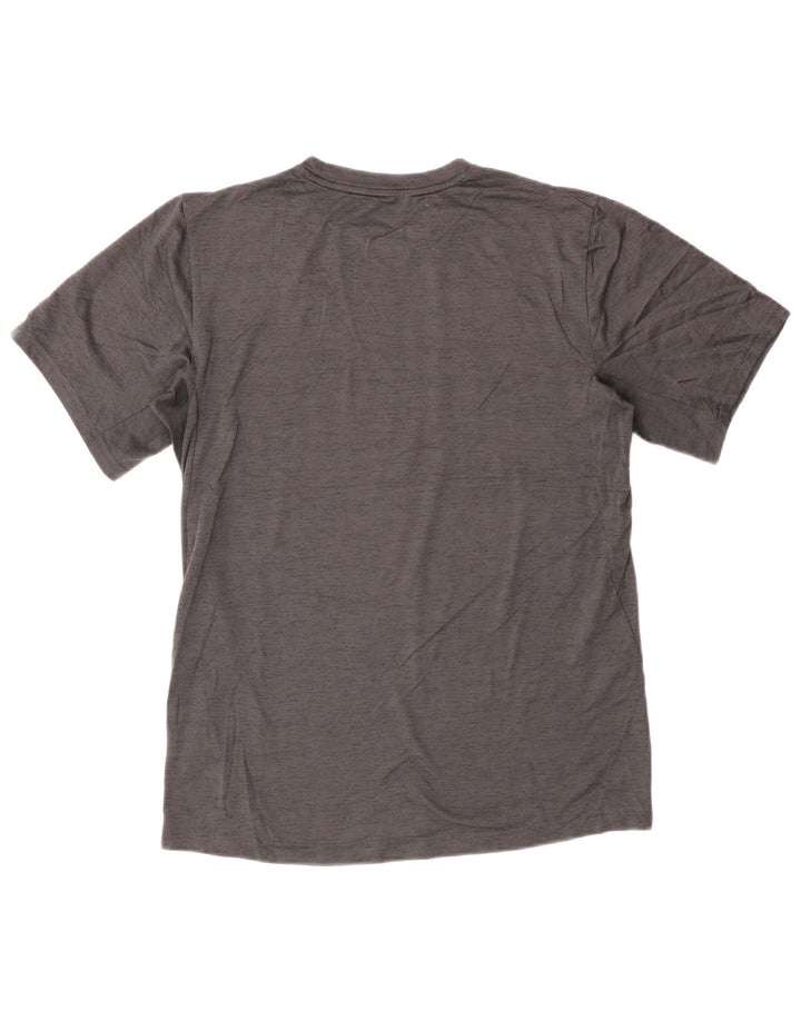 Tricou Nike Dri Fit pentru bărbați Top mic, gri, poliester cu pături