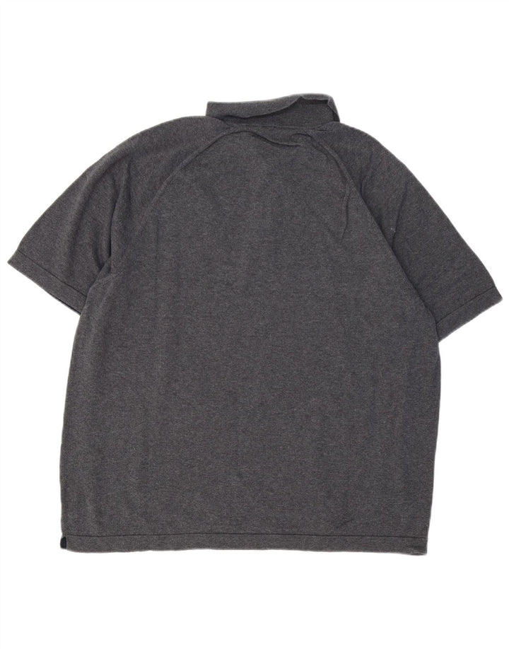 Tricou polo pentru bărbați GAP, mare, gri, bumbac