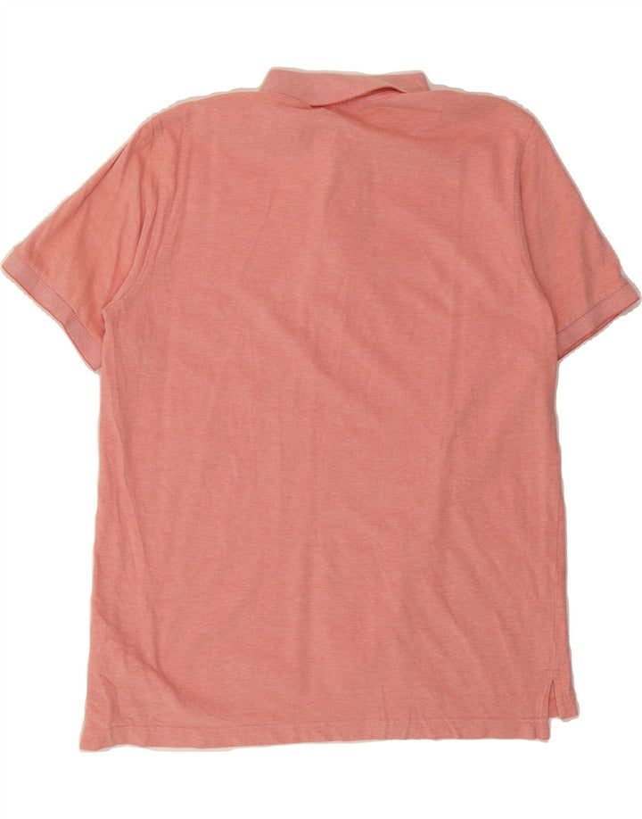 IZOD Mens Polo Shirt Large Pink Cotton Vintage Izod and Second-Hand Izod from Messina Hembry 