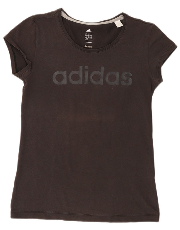 Tricou Adidas Climalite Graphic Top UK 4/6 XS Bumbac maro