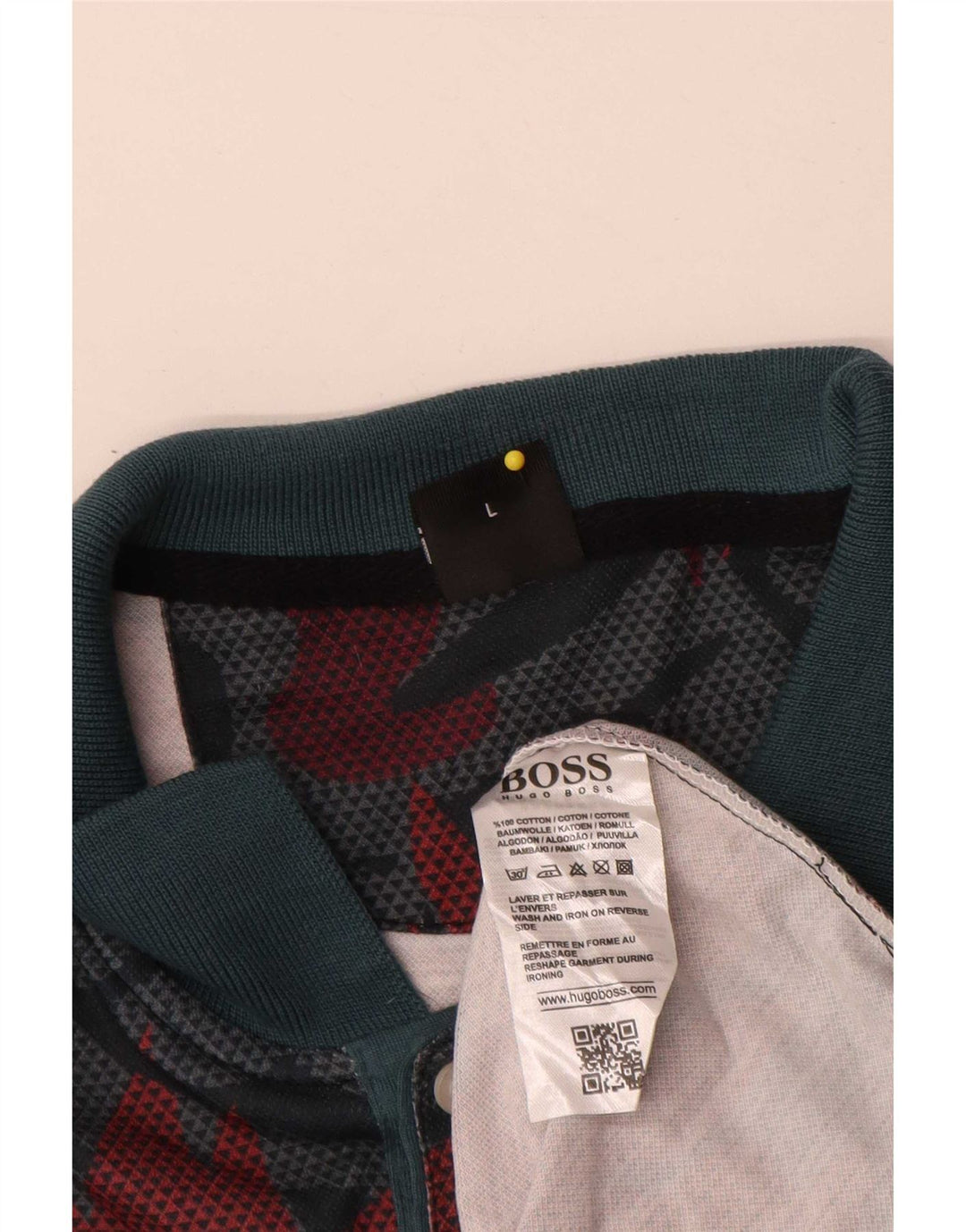 Tricou polo pentru bărbați Hugo Boss, bumbac multicolor mare