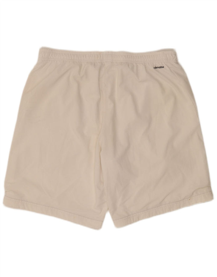 Pantaloni scurți sport LOTTO Climalite pentru bărbați, mari, alb, din poliester