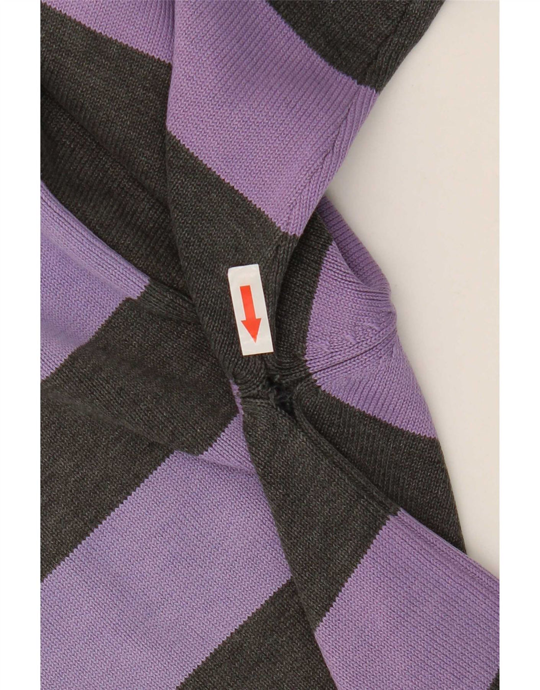 Jack & Jones Pulover cu decolteu în V pentru bărbați, în dungi violet mediu