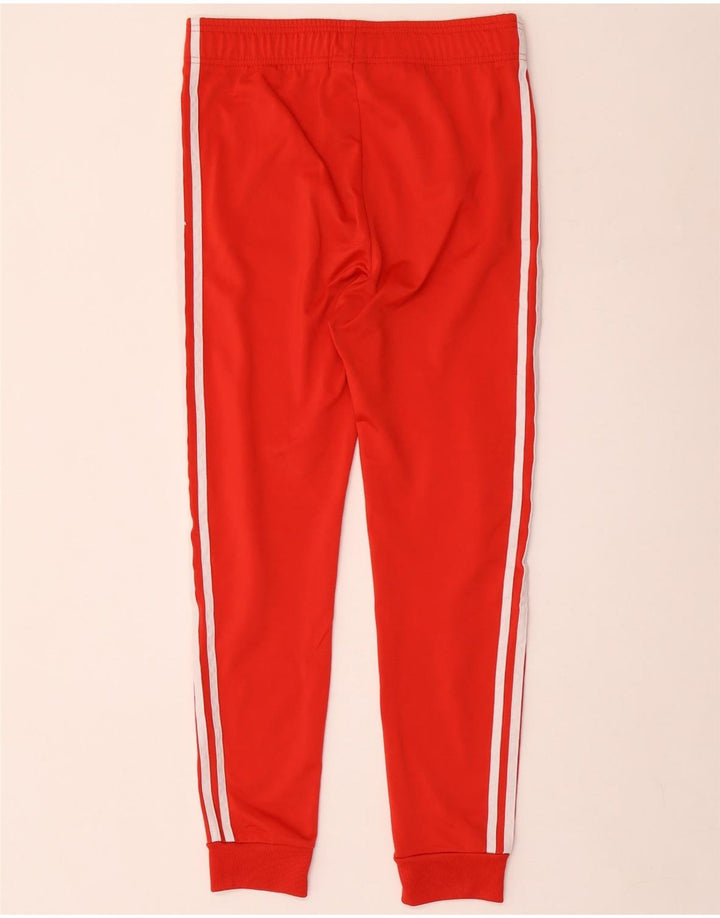Adidas Băieți Pantaloni Trening Pantaloni Joggeri 13-14 Ani Poliester Roșu