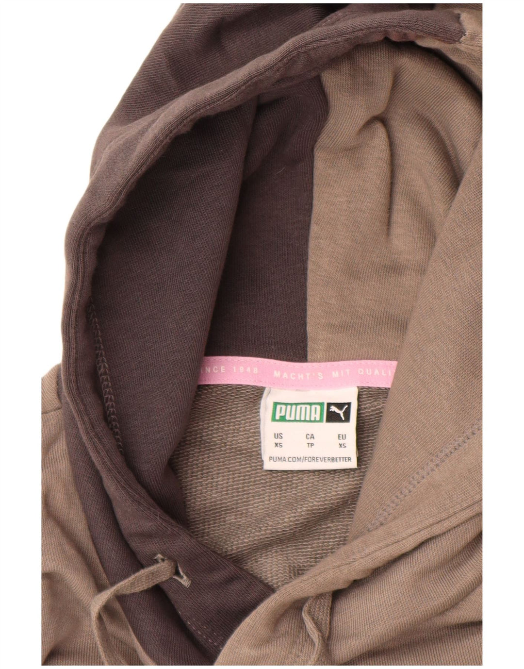 Pulover PUMA pentru bărbați XS, bumbac color bloc, gri