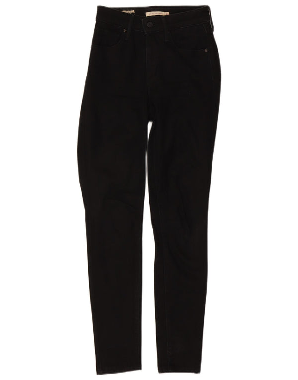Blugi skinny cu talie înaltă 721 Levi's pentru femei L24 L28, bumbac negru