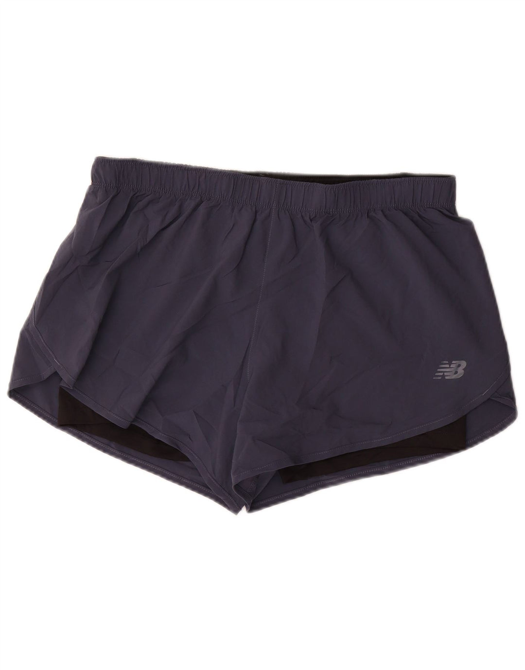 Pantaloni scurți sport pentru femei NEW BALANCE UK 16 mari, poliester bleumarin
