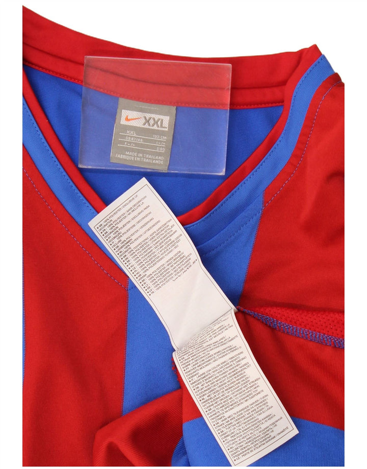 Tricou pentru bărbați Nike Top 2XL poliester cu dungi albastre