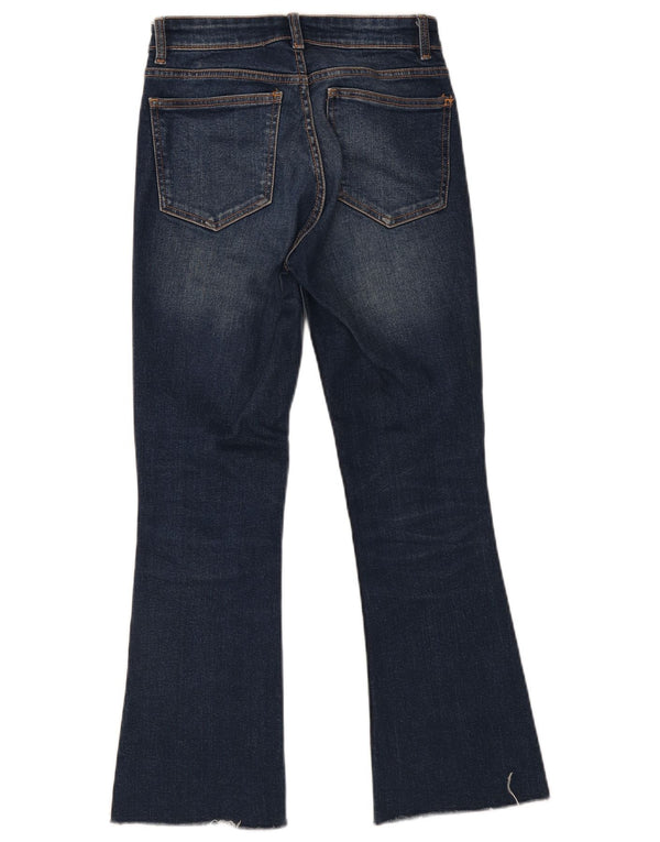 Blugi evazați pentru femei Zara EU 36 XS W26 L27 Bumbac albastru