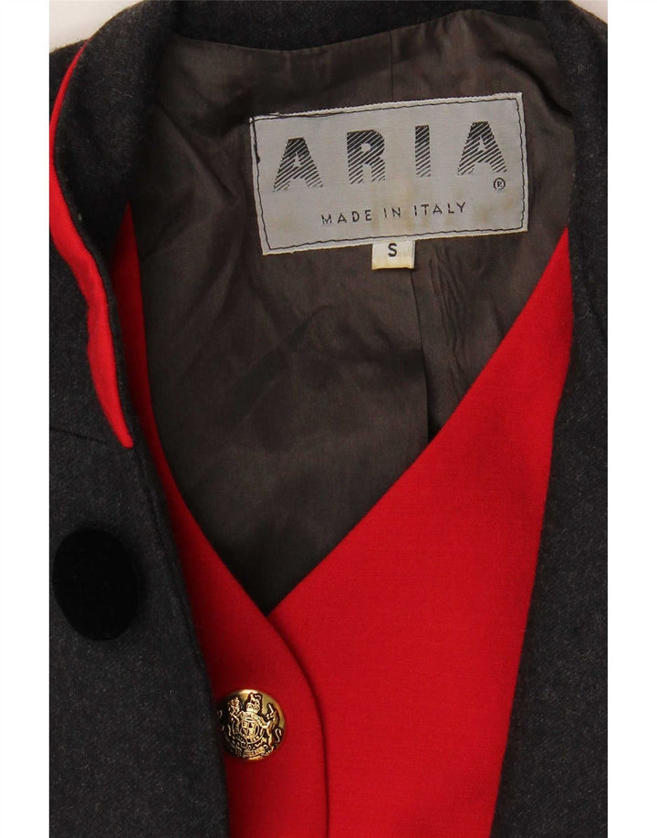 Jachetă Aria pentru femei Crop cu două pieptări, UK 10, Gri mic