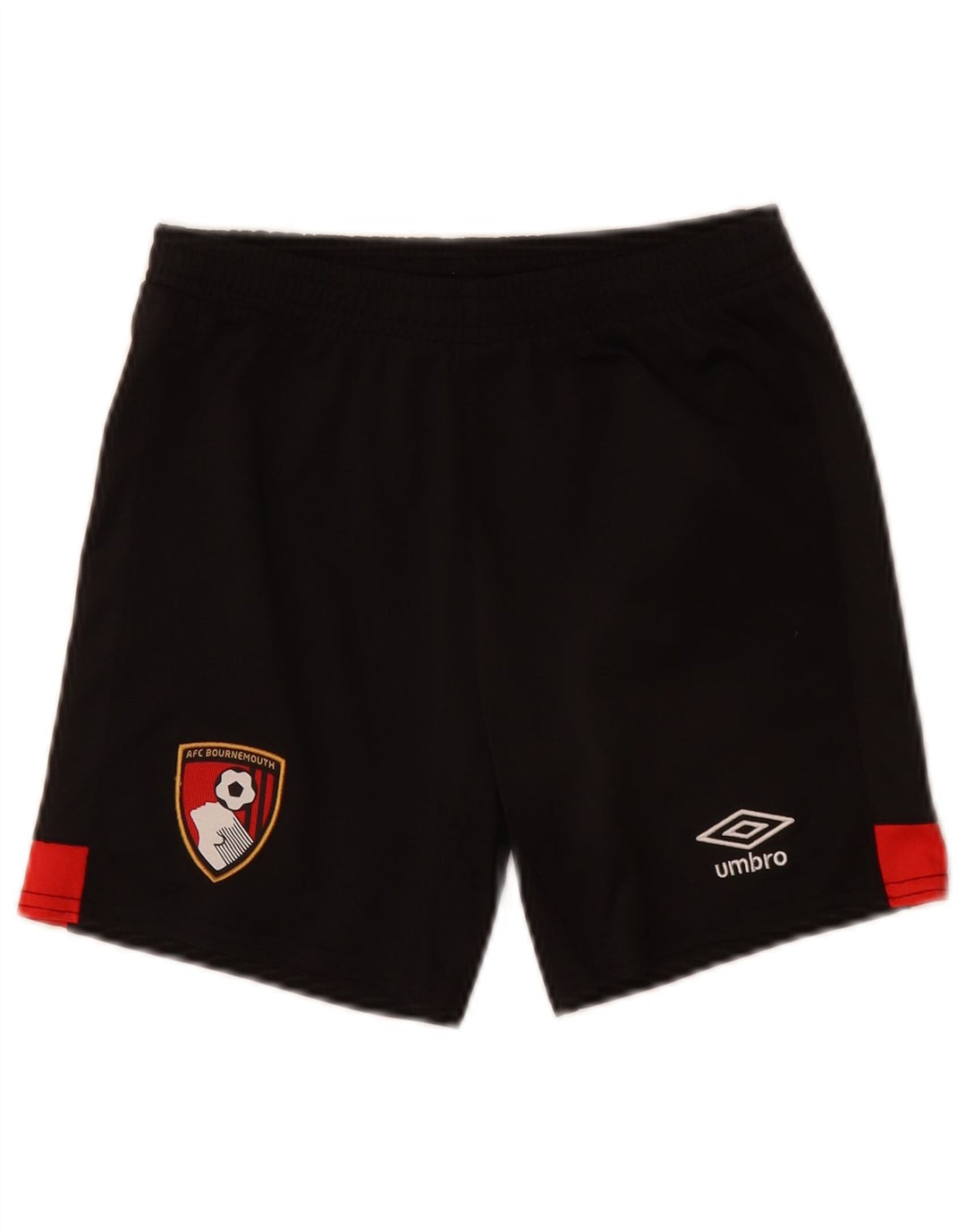 Pantaloni scurti sport grafic pentru băieți Umbro 7-8 ani, mici, negru, poliester color bloc