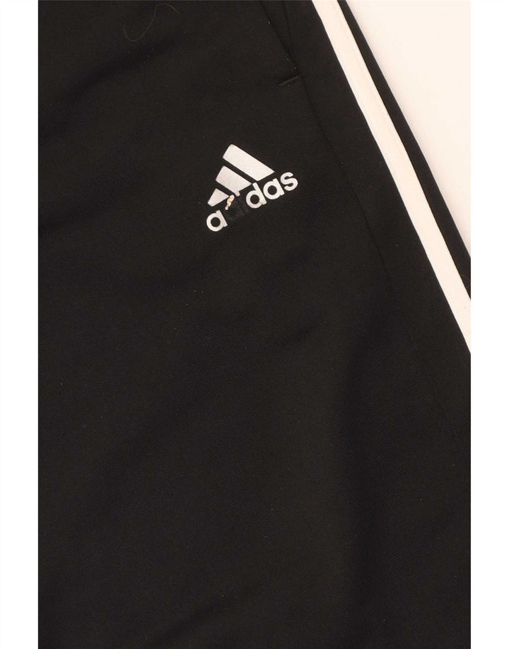 Pantaloni de trening Adidas pentru bărbați, poliester negru mic