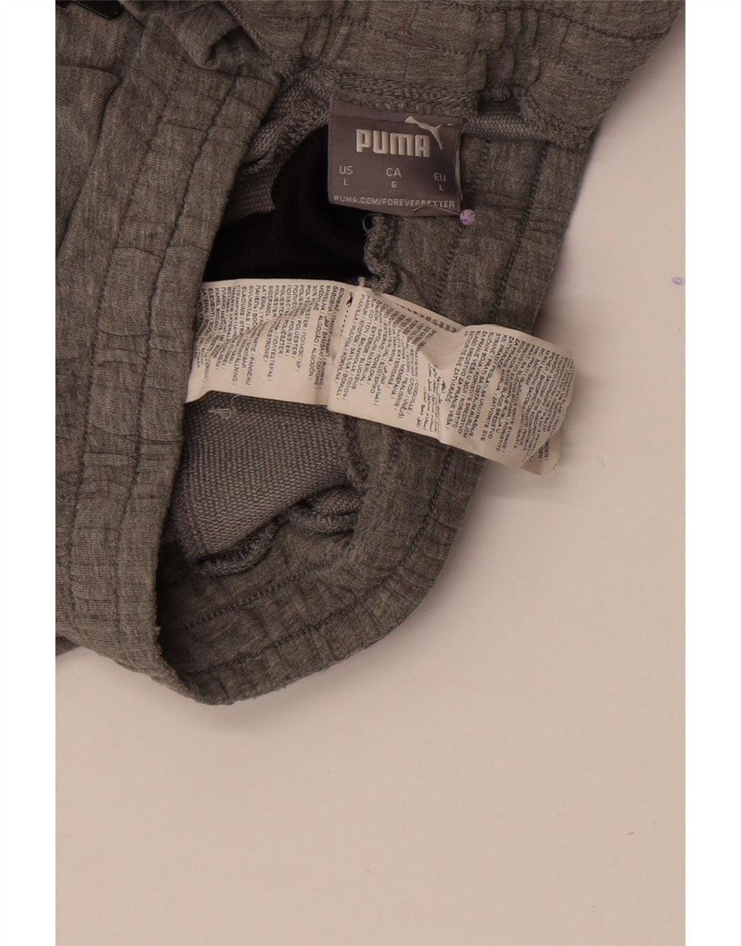 Pantaloni scurți sport Puma pentru bărbați, mari, gri, bumbac color bloc