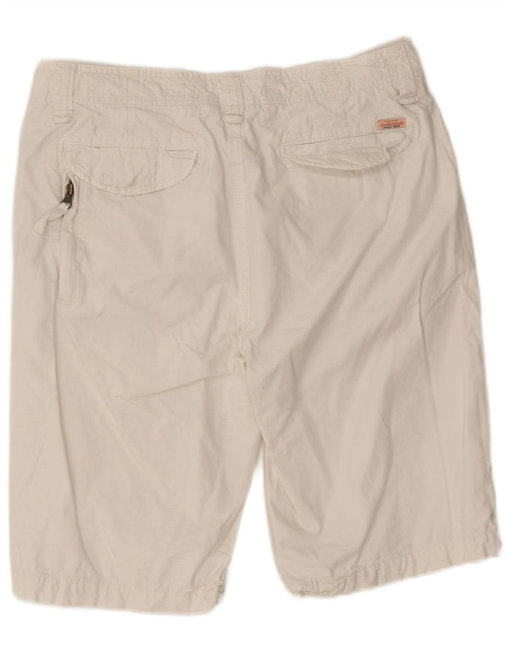 Scotch & Soda Pantaloni scurți chino pentru bărbați W32 bumbac alb mediu