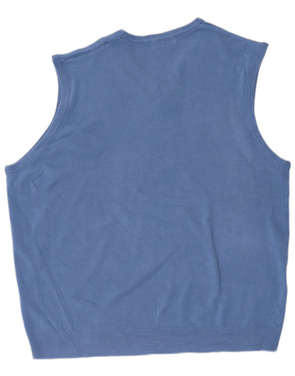 Bluză pentru bărbați Marks & Spencer Blue Harbour Vest Tank Top 2XL Blue Acrylic