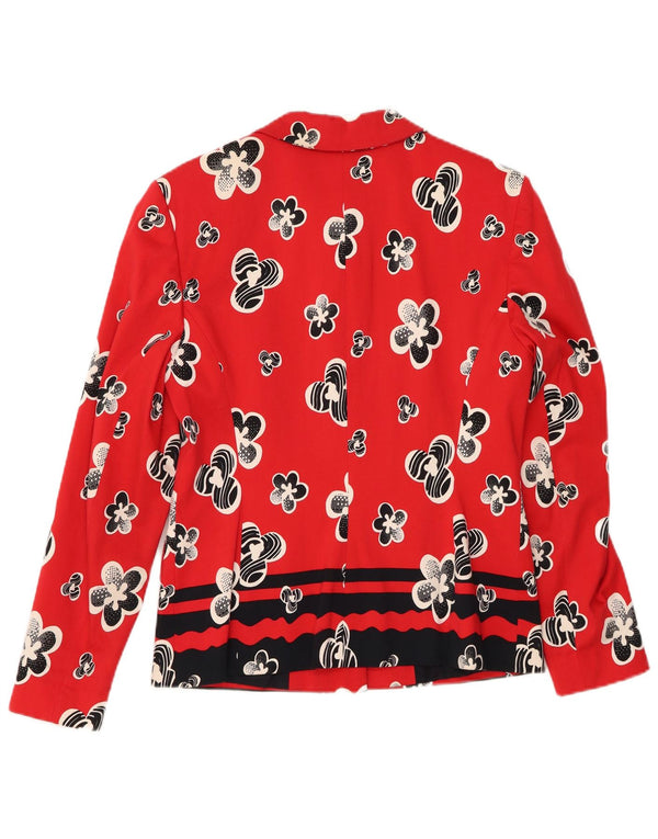 Blazer pentru bărbați Mondi cu 4 nasturi EU 38 Medium Roșu Floral