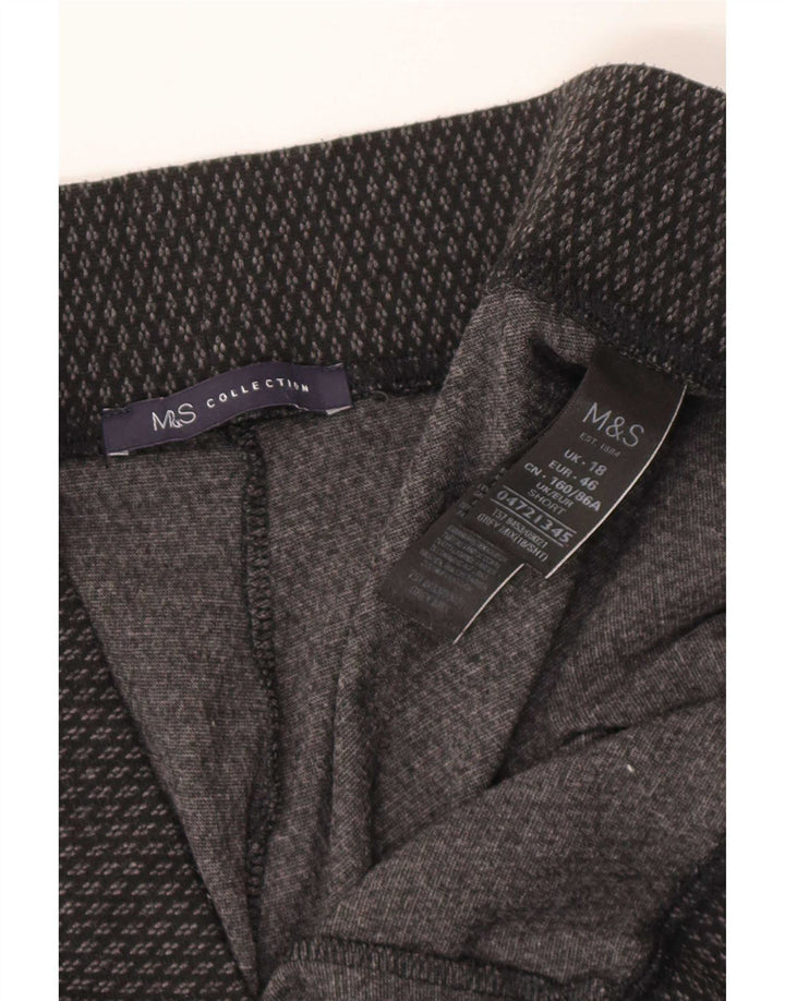 Leggings pentru femei Marks & Spencer UK 18 XL poliester gri
